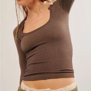 Intimately Free People Clean Slate Layering Tee